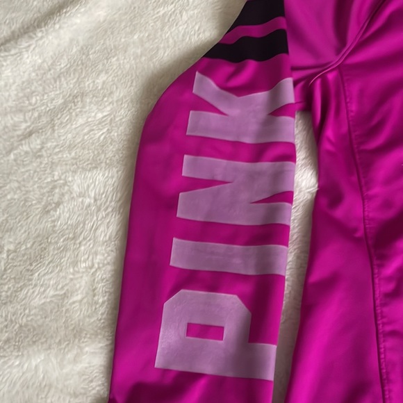 Pink athletic half zip jacket - Picture 4 of 6